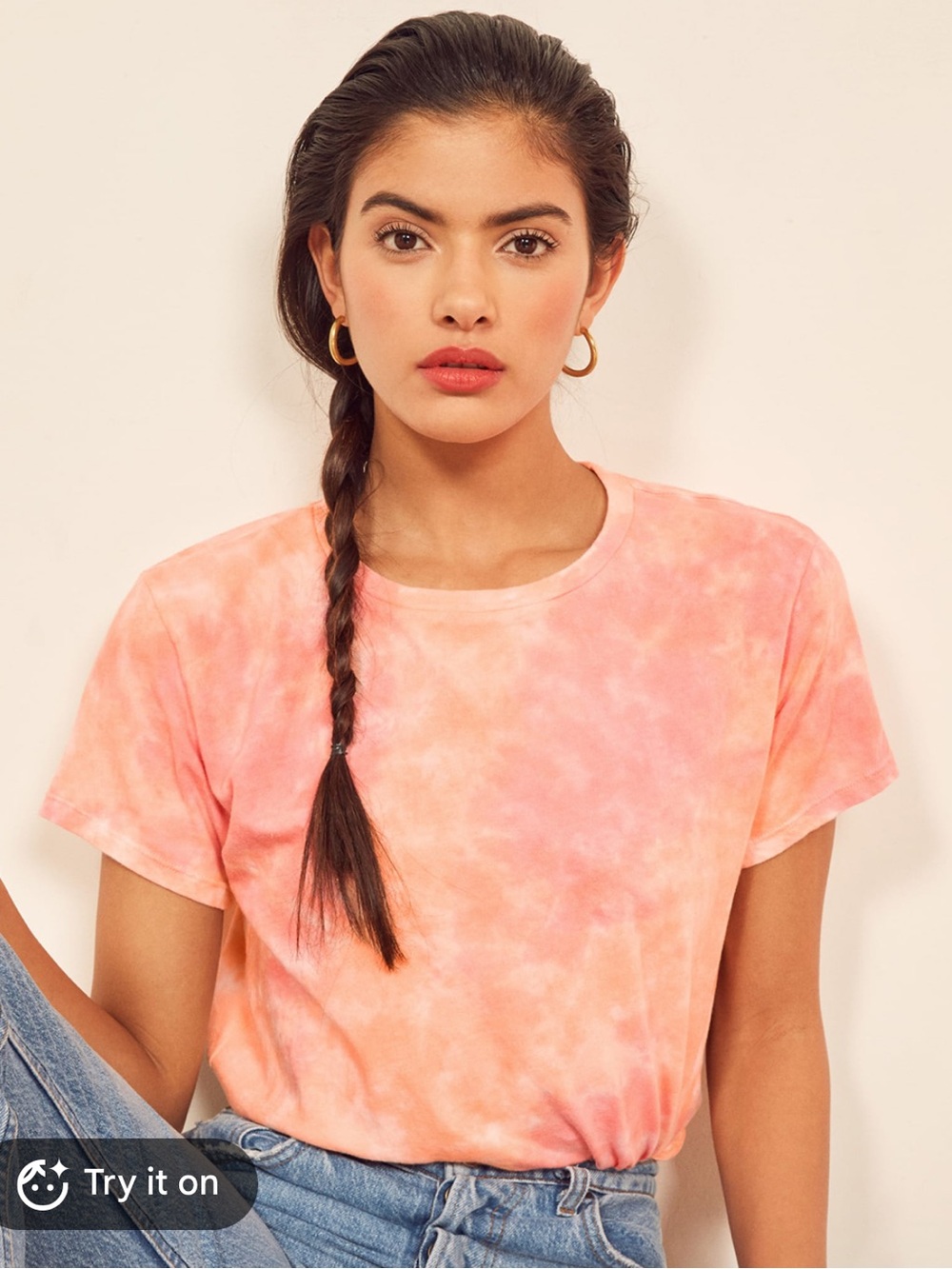 Reformation tie dye top